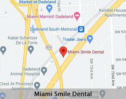 Map image for Options for Replacing All of My Teeth in Miami, FL